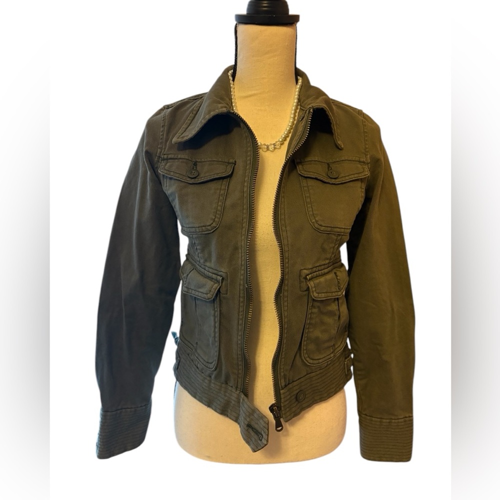 Lucky Brand Olive Green Women's Jacket Sz XS